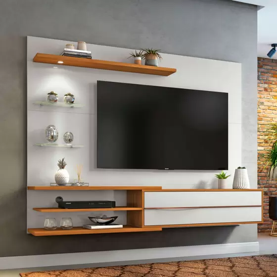 Painel para TV até 60 Polegadas 1 Porta Led NT 1115 Notável Móveis