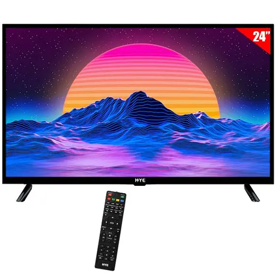 TV Monitor LED de 24" Hye HYE24DTHG HD HDMI/USB com Conversor Digital Código fb99j2kjfdHYE