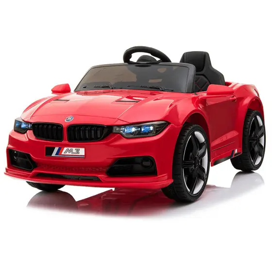 Carrinho Elétrico Infantil Mini Bmw M3 Luxo Vermelha 12V - Bangtoys